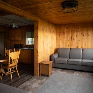 Comfortable cottage living interior