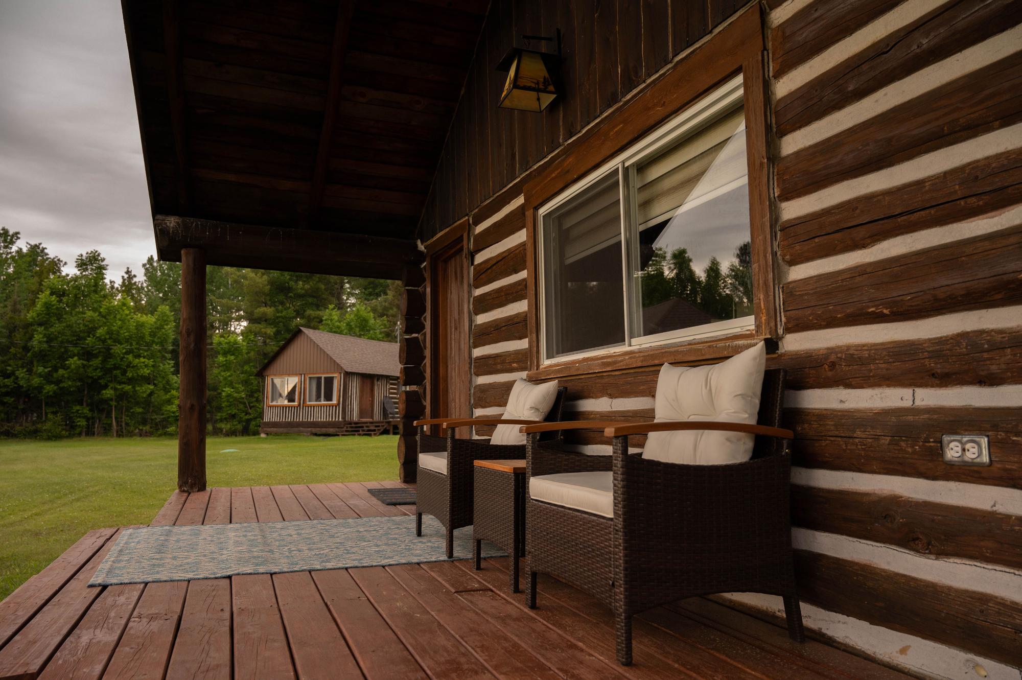 Front of cabin exterior