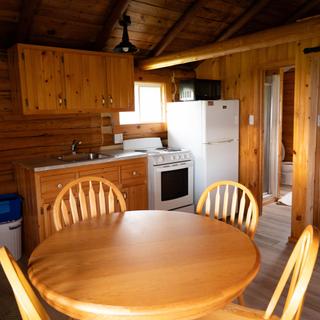 Kitchen and dining area