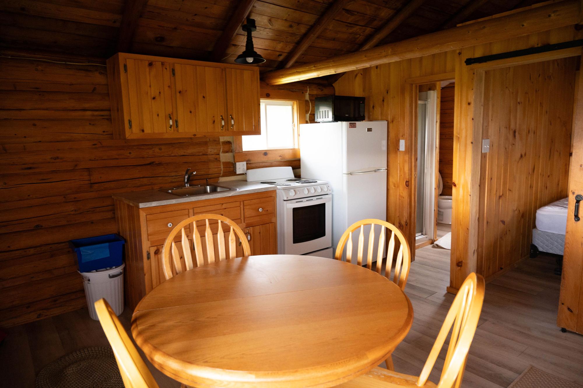 Kitchen and dining area