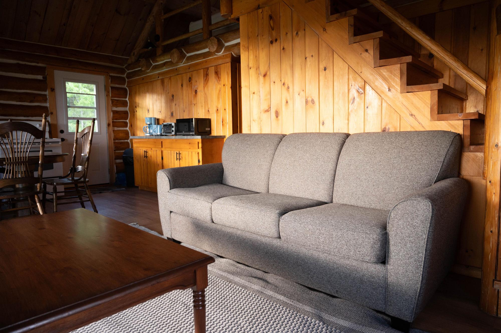 Living room and stairs