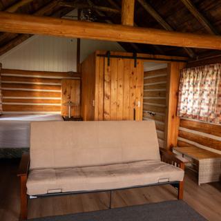 Living area interior view