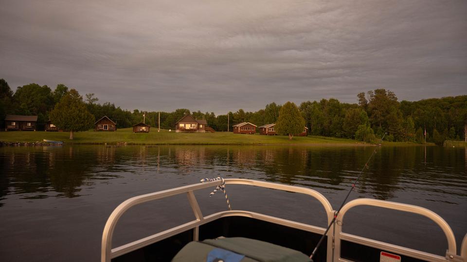 Fishing at Tomiko Lake